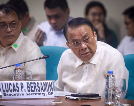 Former Executive Secretary Lucas Bersamin denies role in alleged P52-billion budget insertions